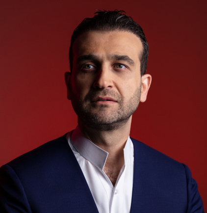 Image of the company’s general manager, showcasing professionalism and leadership in a corporate setting